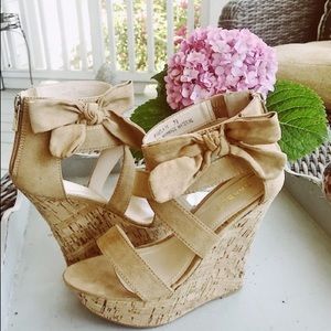 Bamboo Summer Wedges